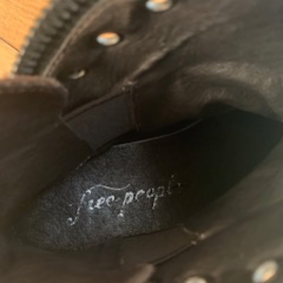 Free People Chocolate Suede Ankle Boots - Picture 5 of 5